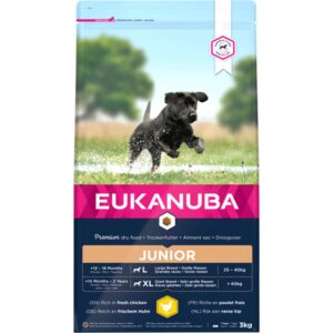 EUKANUBA Junior Large Breed Kylling 3 kg / 12 kg