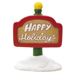 Xmas Aqua Ornament "Happy Holiday", 9,5 x 5 x 12,5 cm