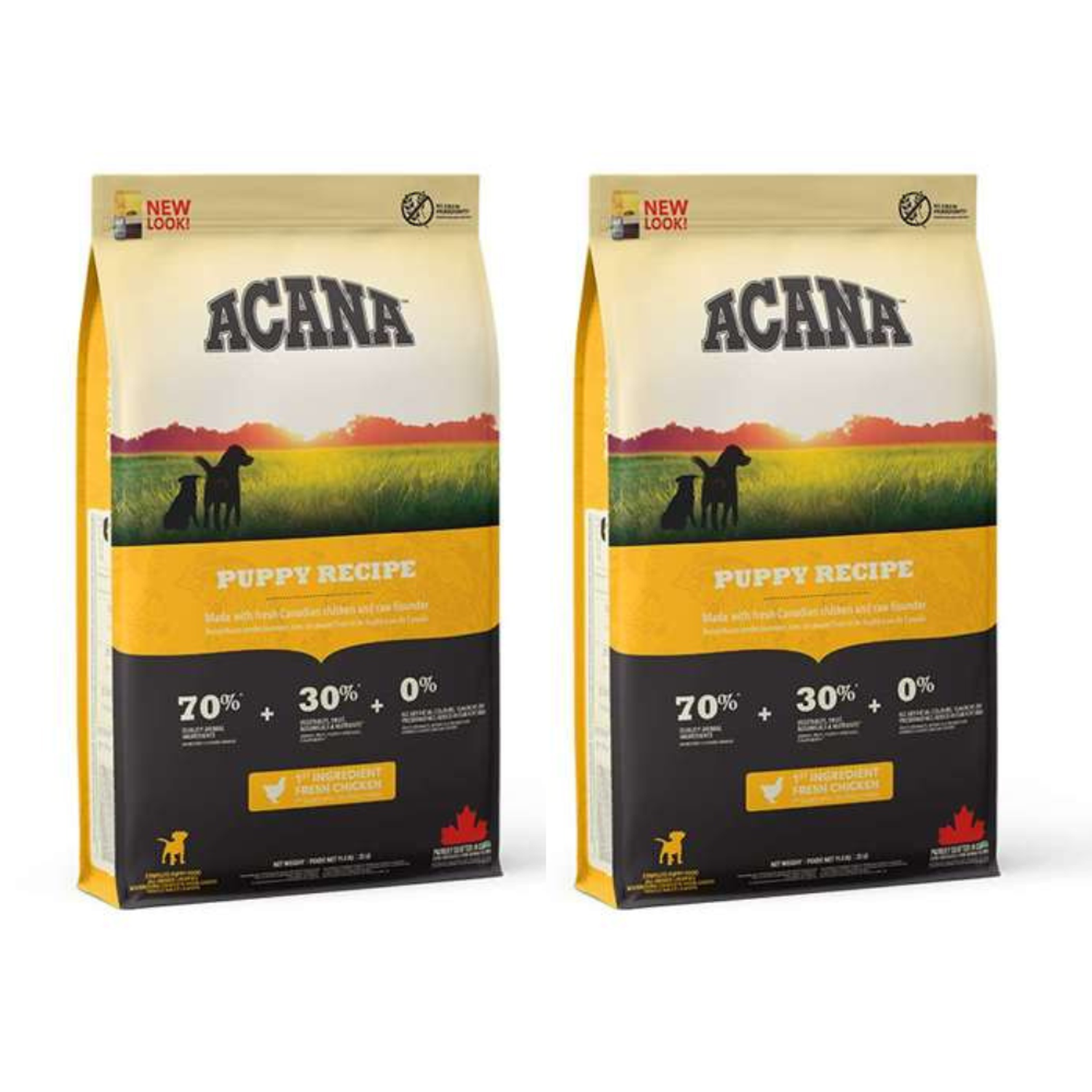 2 x Acana Puppy Recipé 11,4 kg - Hundefoder