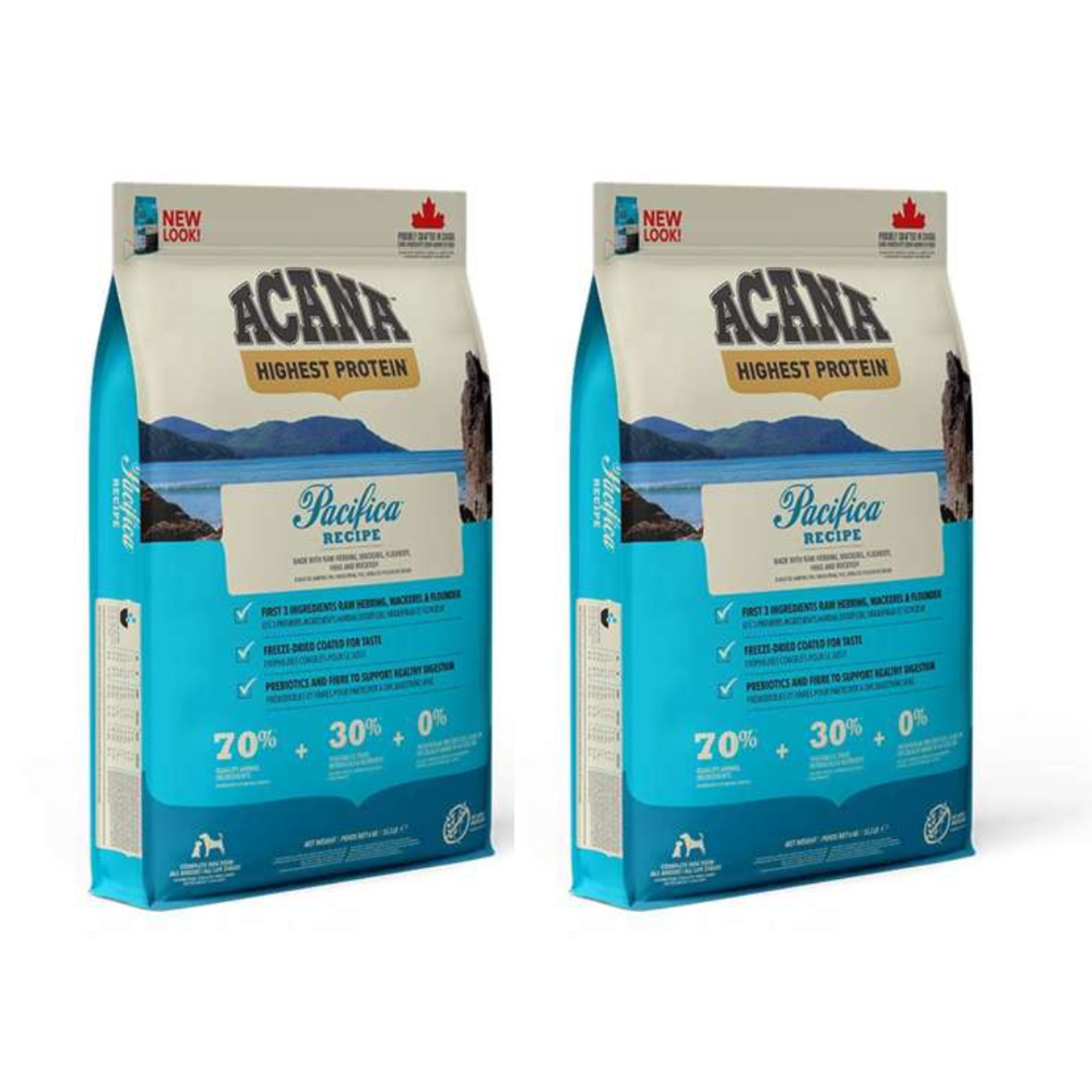 2 x Acana Pacifica Dog Recipé 11,4 kg - Hundefoder