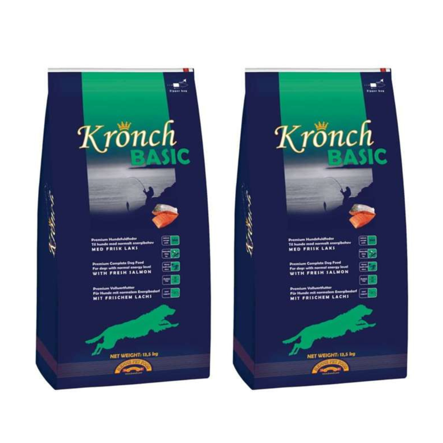 2 x Kronch Basic 13,5 kg - Hundefoder