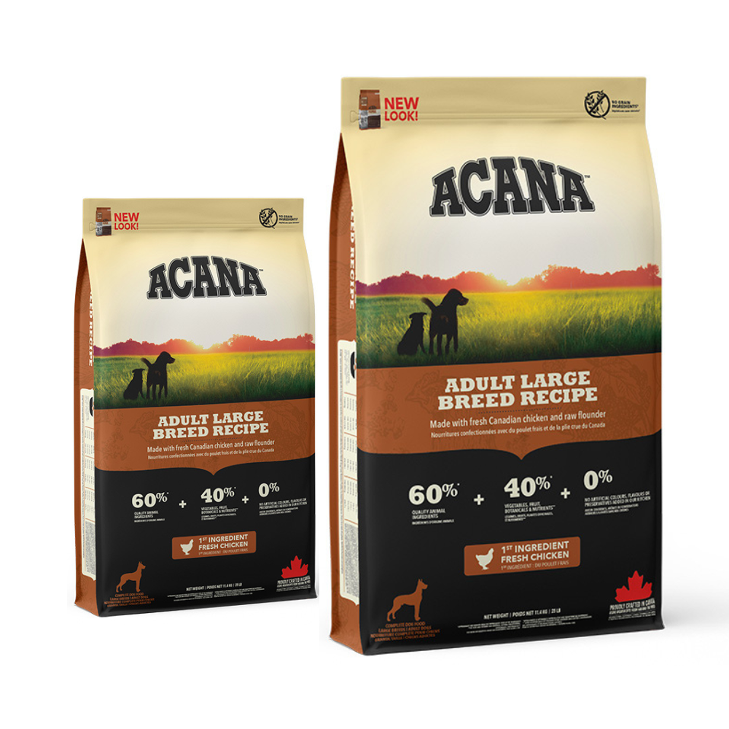 2 x Acana Adult Large Breed Recipé 11,4 kg - Hundefoder