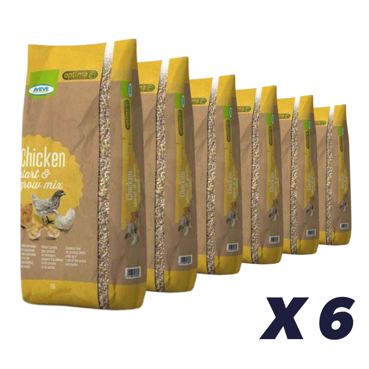 6 x 66 Chicken Start/Grow Mix 20 kg