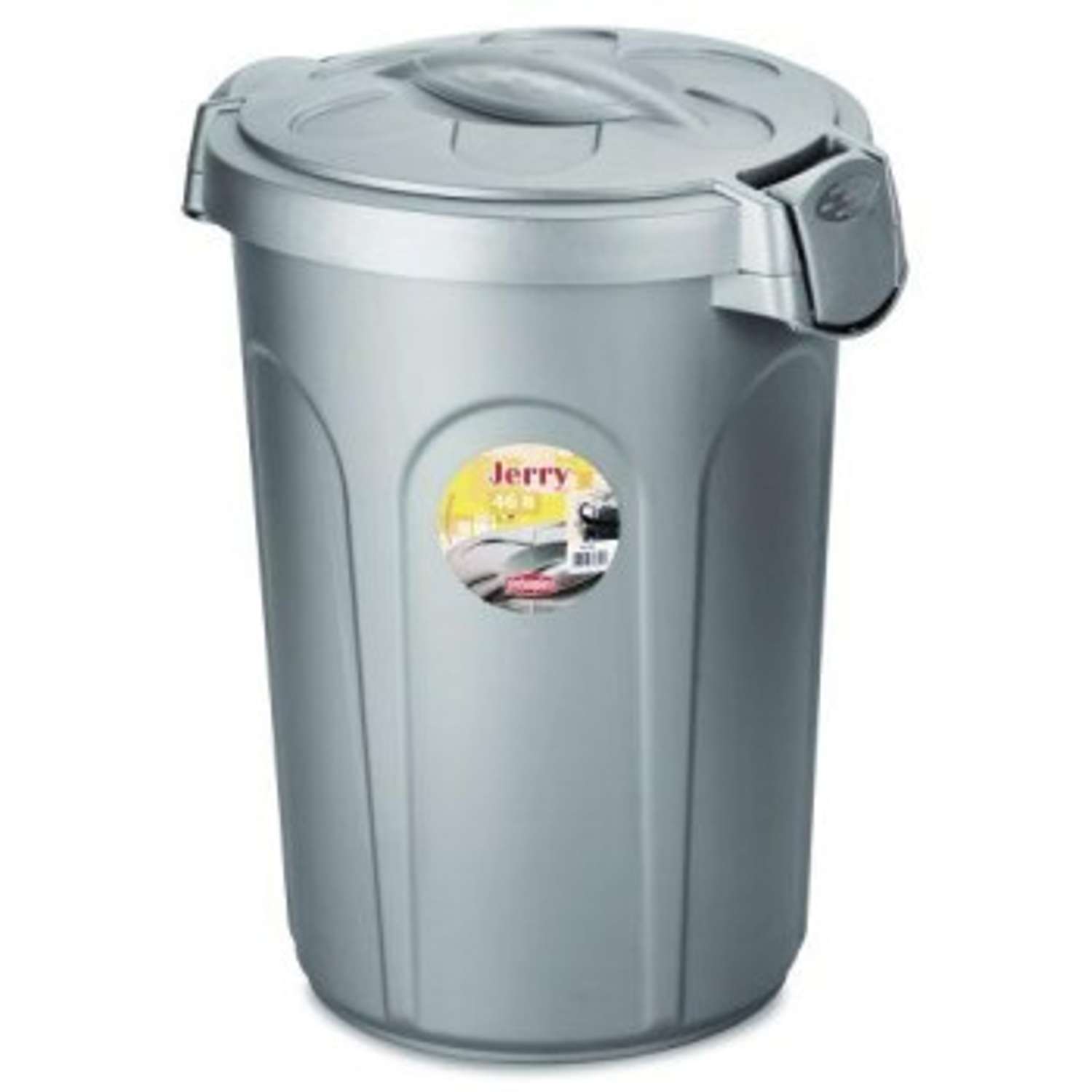 Fodertønde med låg og lås 8, 23 eller 46 l - 46 ltr.