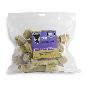 TE Knotted Bone natural 16 cm 10 pcs