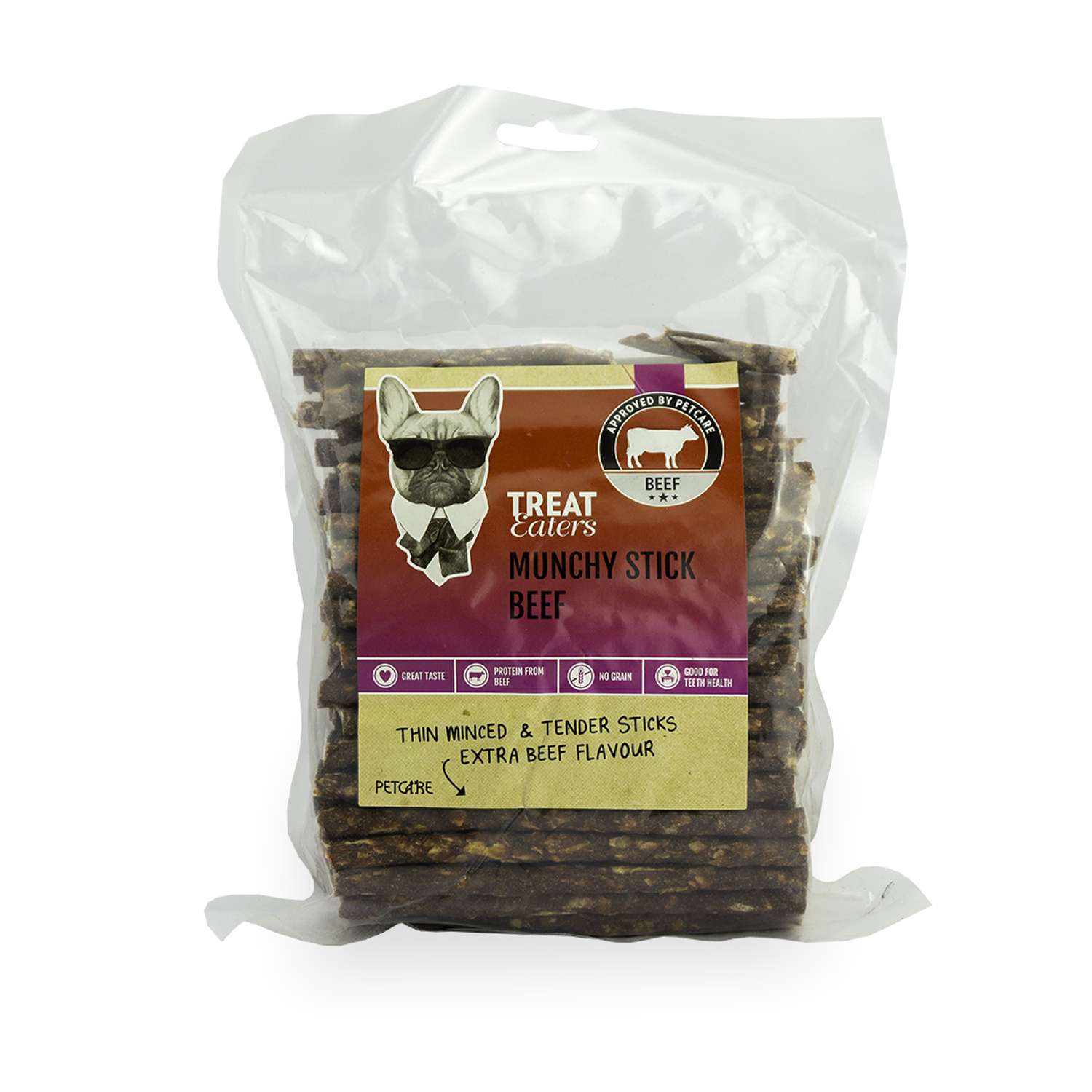 TE Munchy Stick Beef/Naturall 100 pcs, 700g - 700g - Hundesnacks / Godbidder