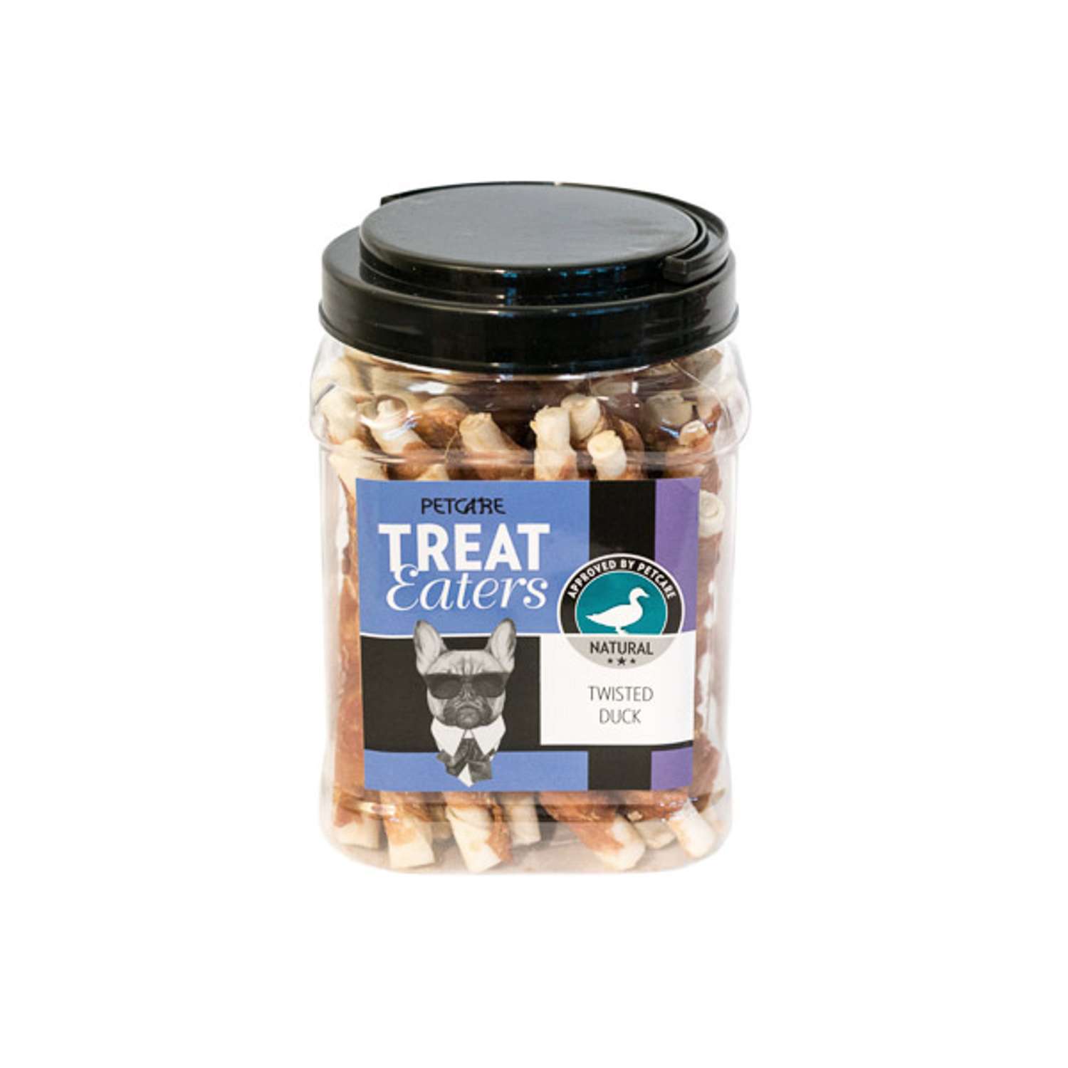 TE Twisted duck 400 g Jar - Hundesnacks / Godbidder