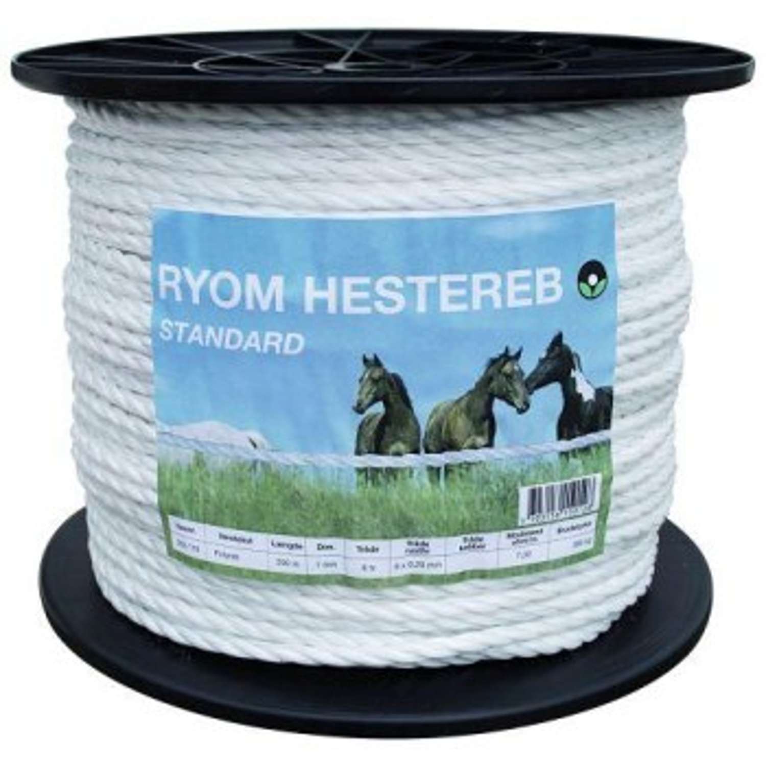 Polyreb hvid standard 7 mm - 200 meter
