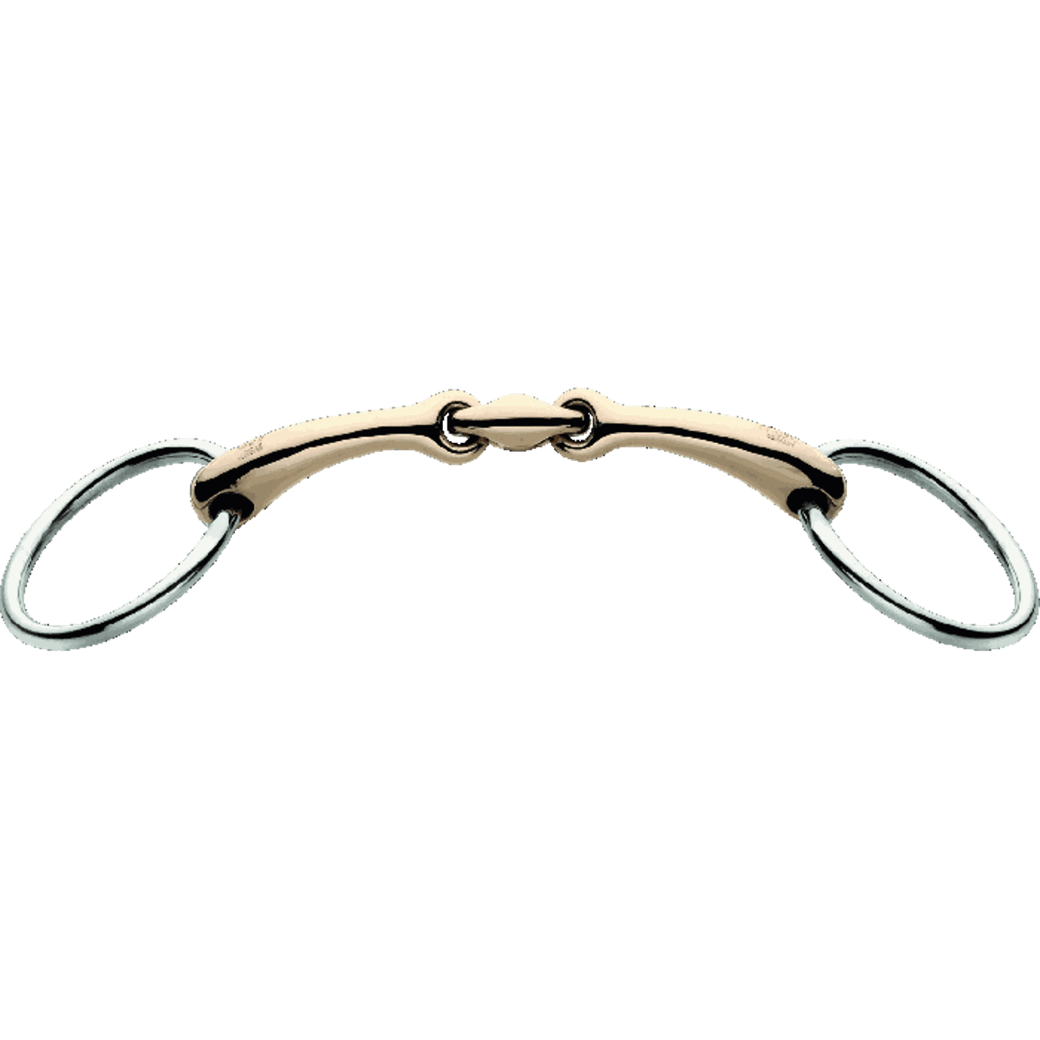 Dynamic RS bradoon 14 mm double jointed - 135 mm