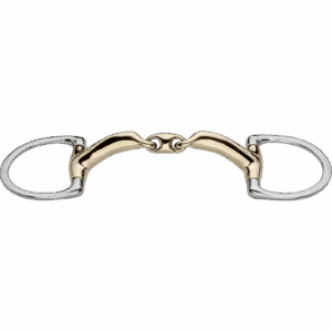 Novocontact Eggbutt bit with D-shaped rings 16 mm double jointed - Sensogan
