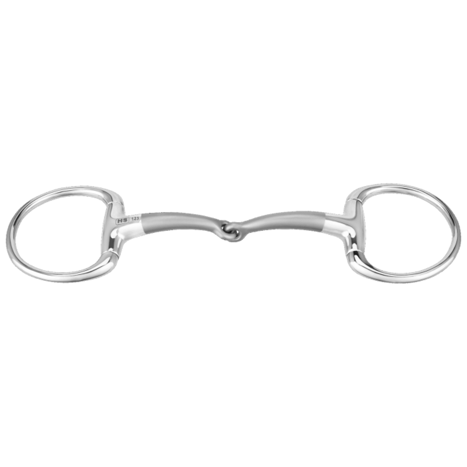 SATINOX Eggbutt bit 14 mm single jointed - Stainless steel - 145 mm