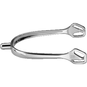 ULTRA fit spurs with Balkenhol fastening - Stainless steel, 15 mm rounded
