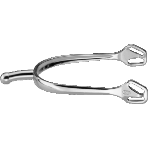 ULTRA fit spurs with Balkenhol fastening - Stainless steel, 30 mm rounded