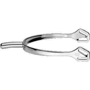 ULTRA fit spurs with Balkenhol fastening - Stainless steel, 35 mm - rounded / flat