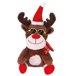 Plush Xmas moose "Cool", 31 cm