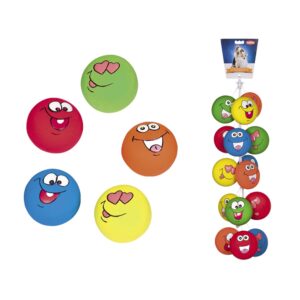 Latex Crazy Faces Ø 10 cm assorteret farve