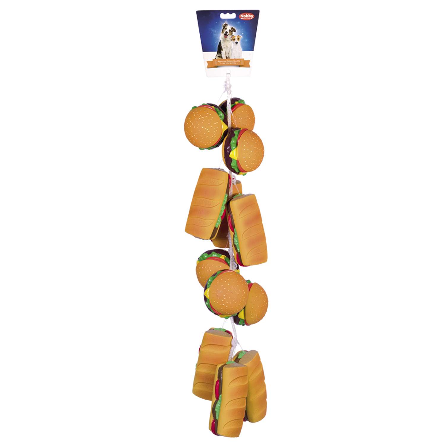 Latex Bidelegetøj Snack 10-15 cm