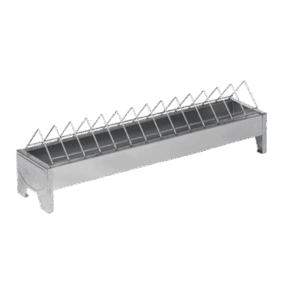 Fodertrug i metal