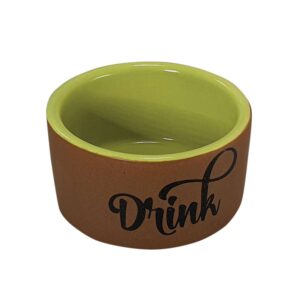 Keramisk gnaver feeding skål "Drink" Ø7,5x4cm,0,08l