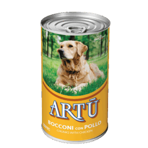 Artu Dåsemad til hund med kylling 415 g