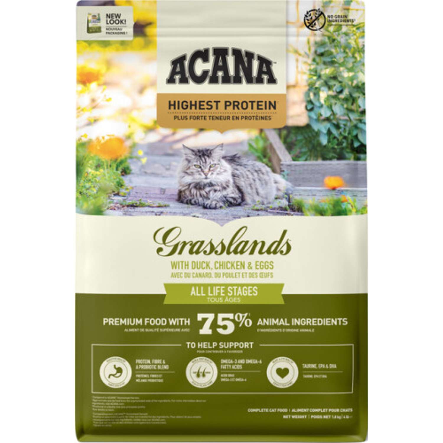 ACANA CAT Highest Protein Grasslands - 1,8 kg - Kattemad