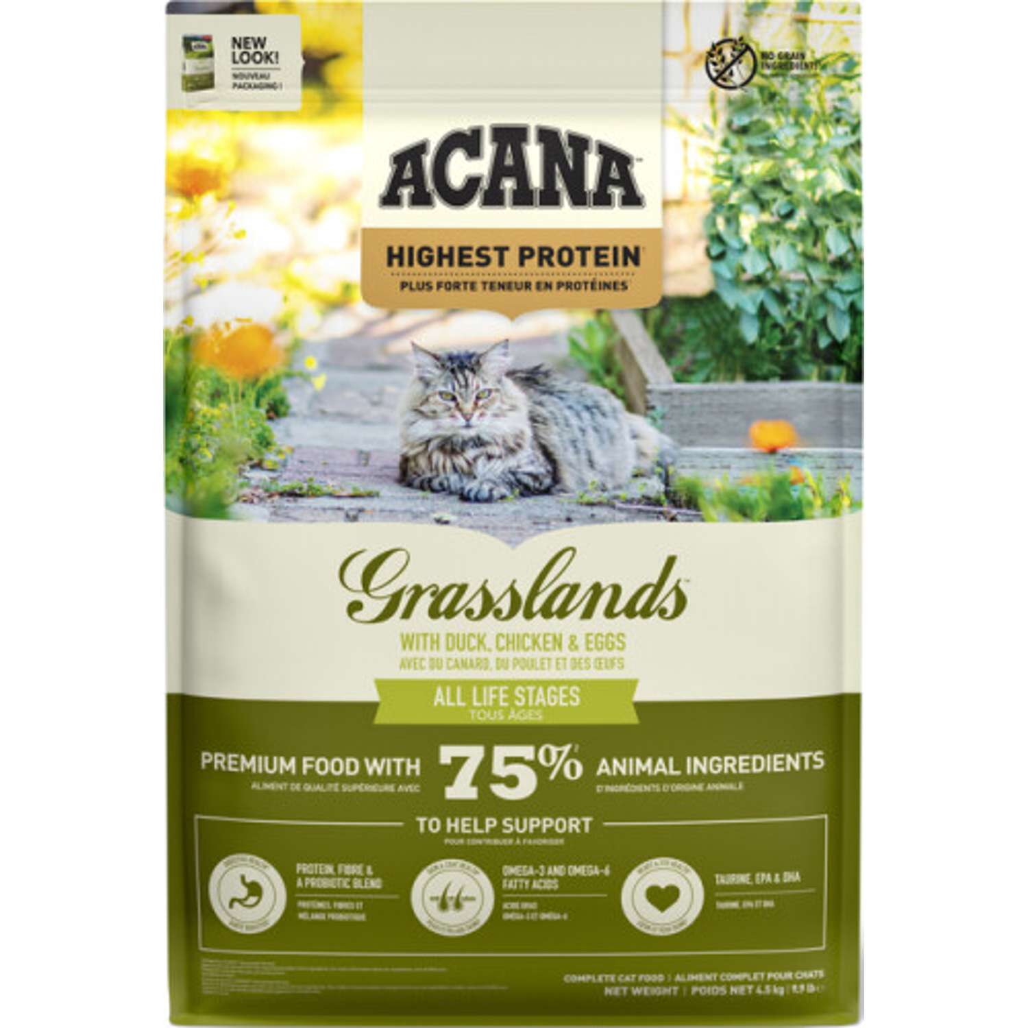ACANA CAT Highest Protein Grasslands - 4,5 kg - Kattemad