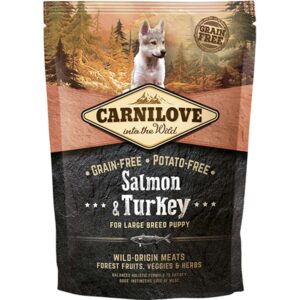 Laks & kalkun for Large Breed Puppy 1,5 kg / 4 kg / 12 kg