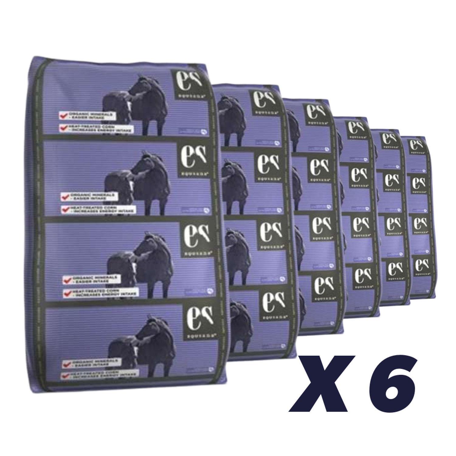 6 x Equsana Balance 15 kg - Hestefoder
