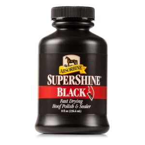 Supershine Hoof Polish BLACK 236ml .
