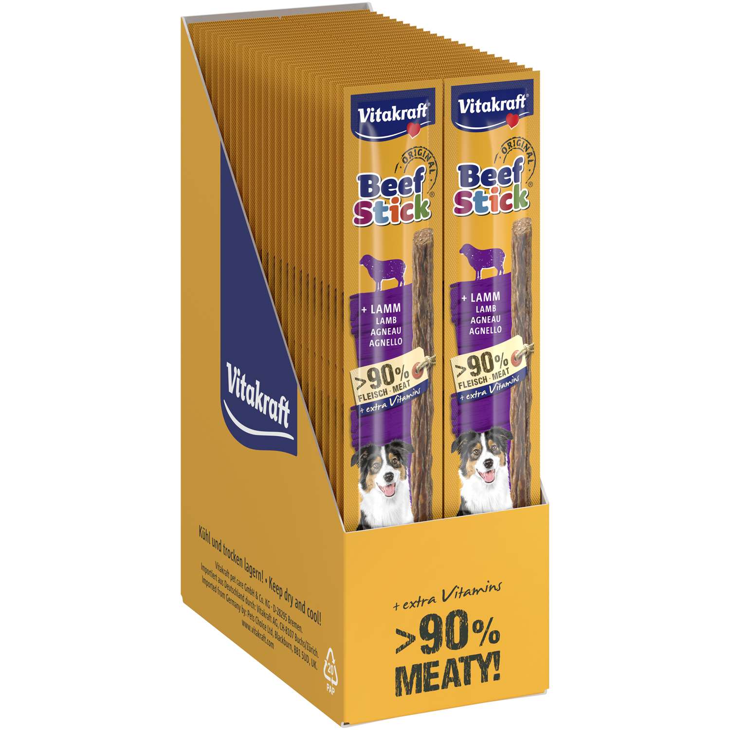Beef-Stick Lam - 50 stk - Hundesnacks / Godbidder