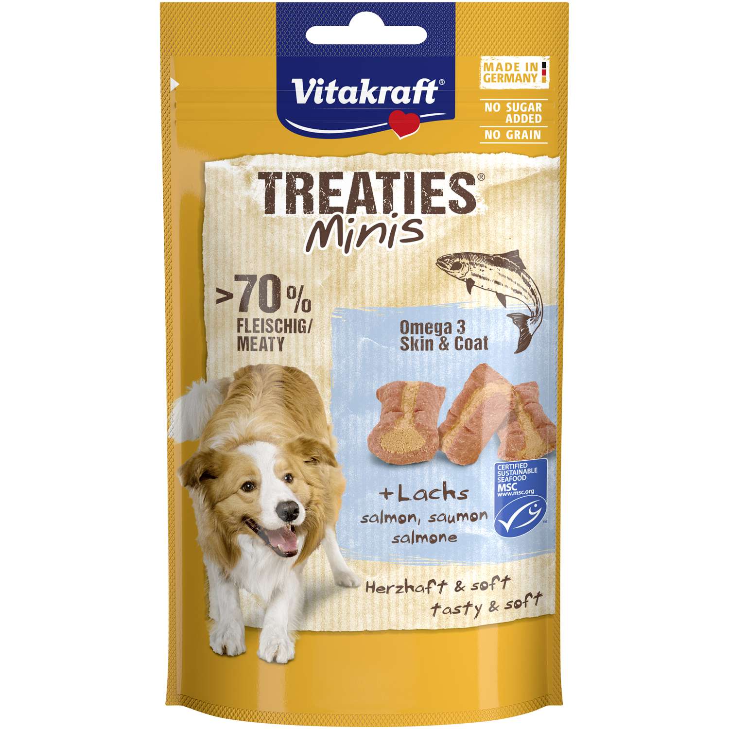 Treaties Minis + Laks & Omega 3 - Hundefoder