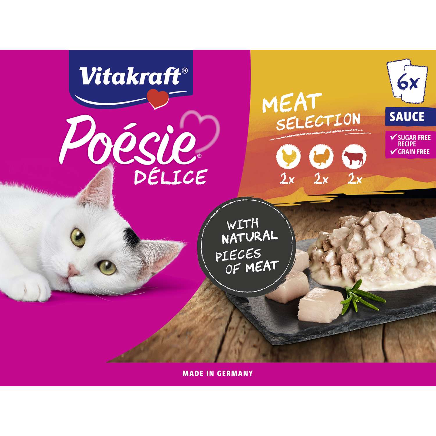 Poésie Délice multip. kødvarianter - Kattemad