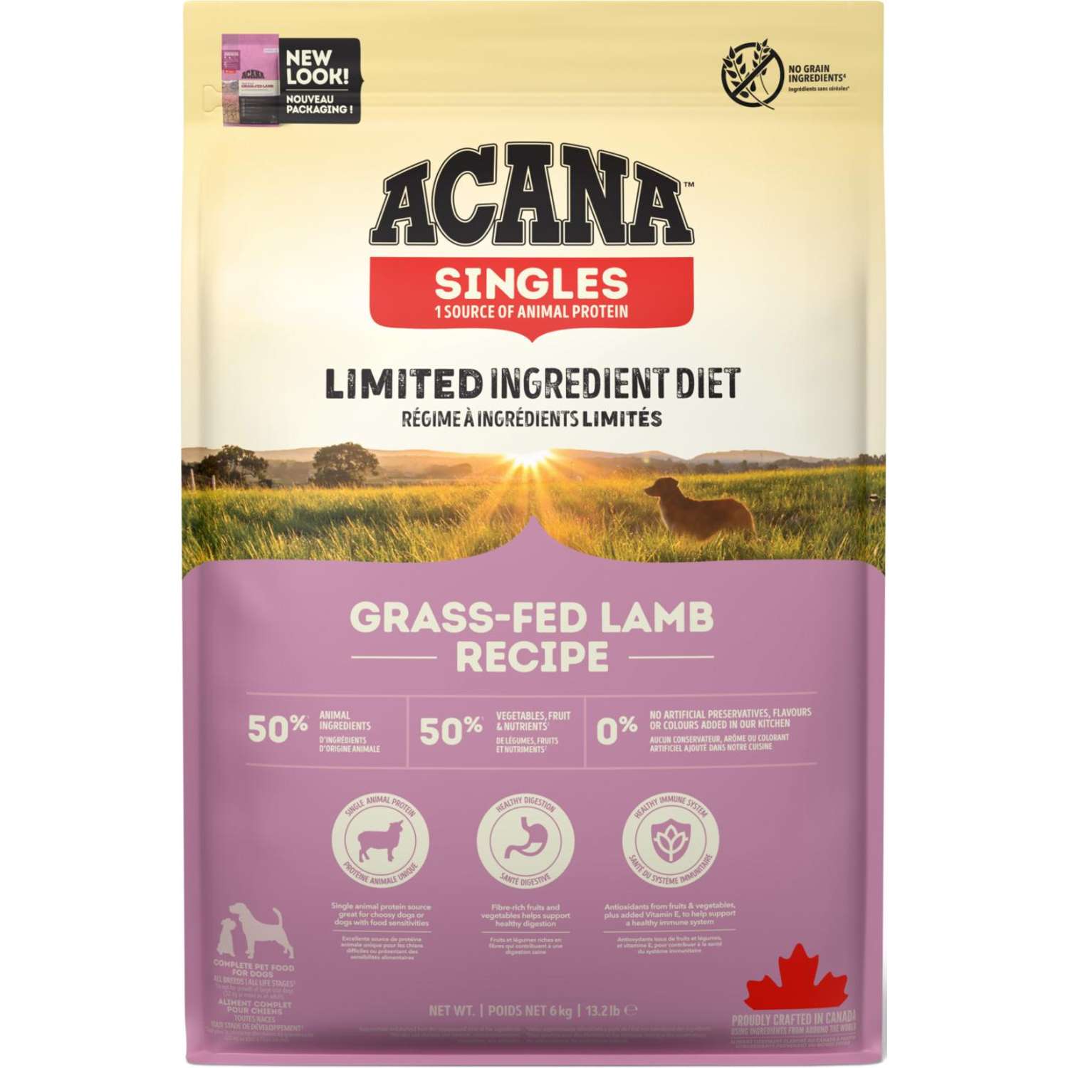 Acana Grass- Fed Lamb - 6 kg - Hundefoder