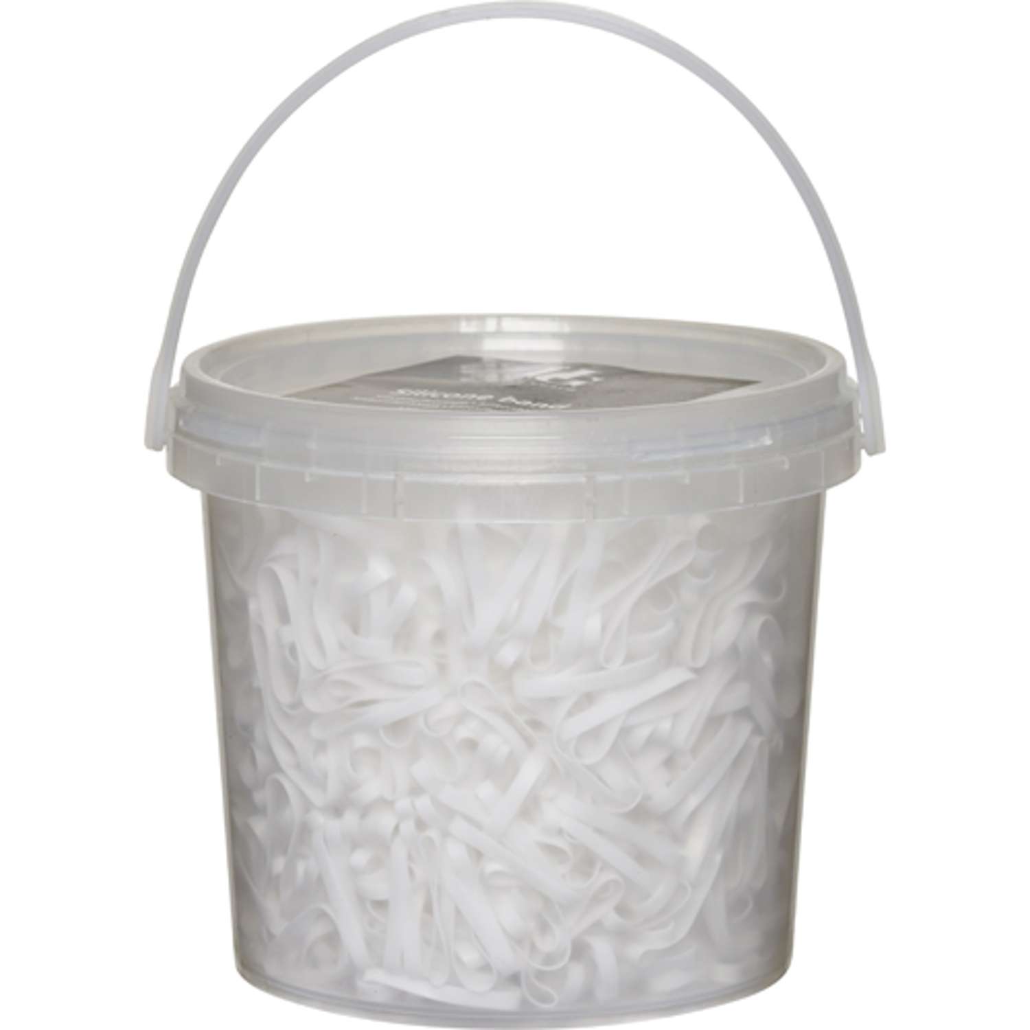 Manfletringe silikone 1500 - White - 1500 stk