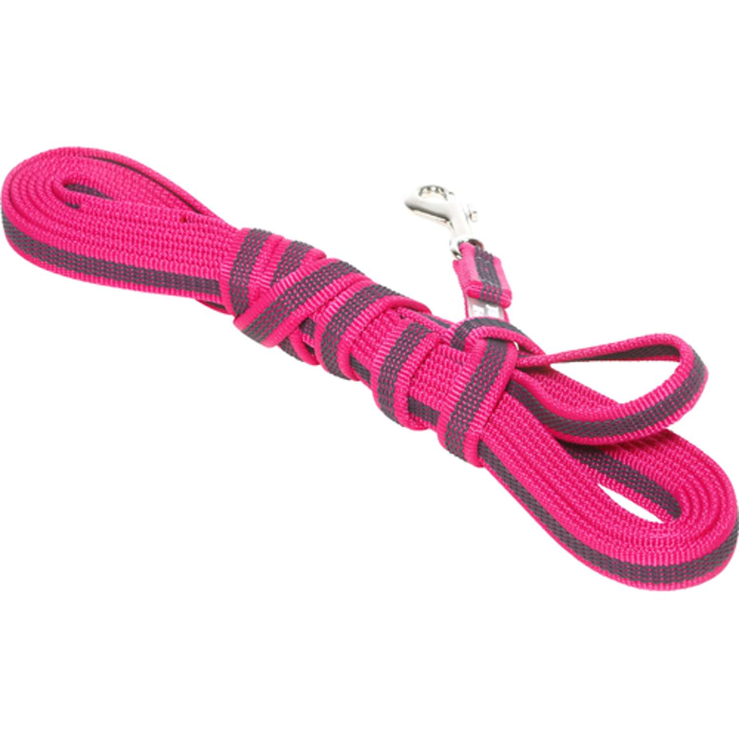 K9 C&G line,pink/grå,14mm/5m,m/håndt,max 30kg