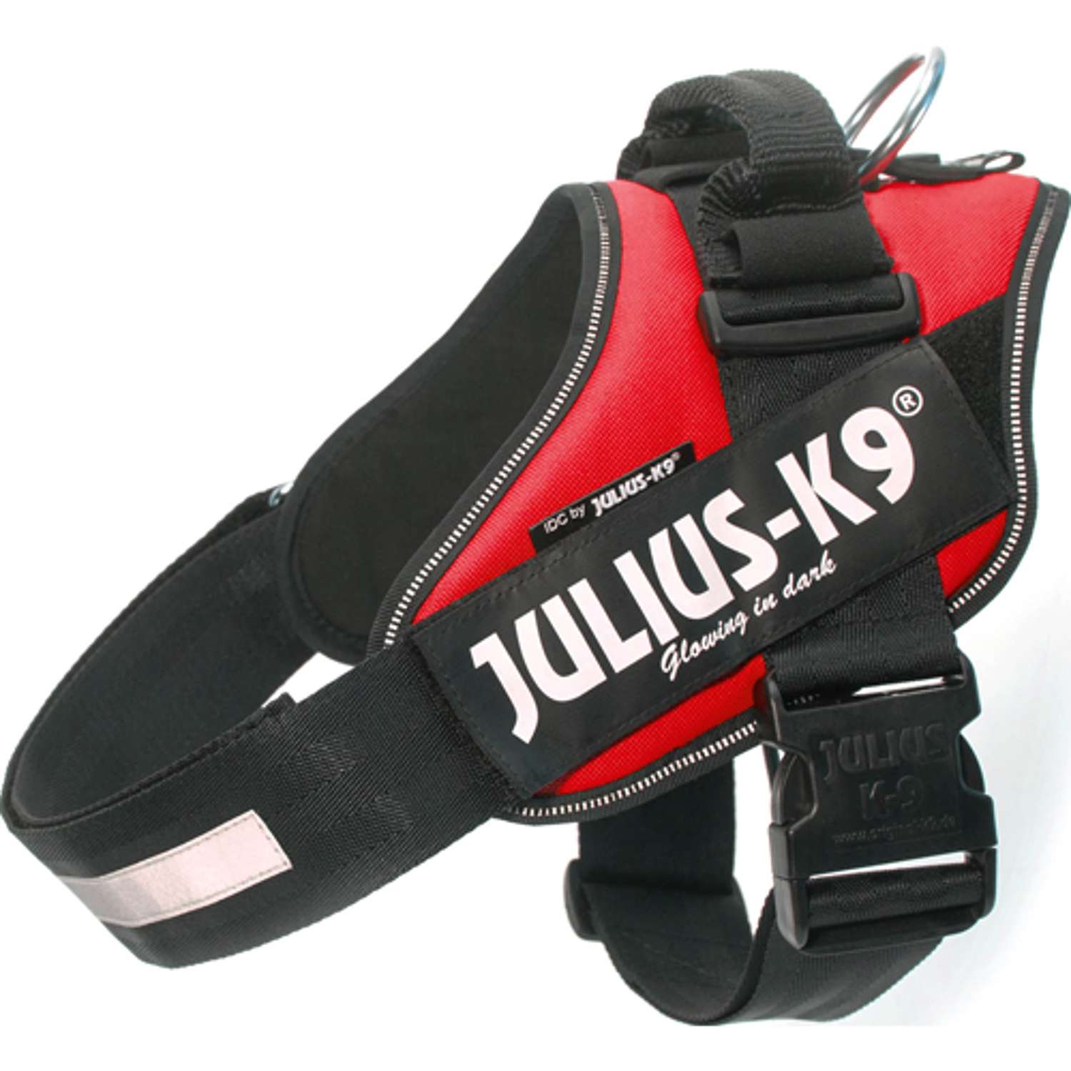 K9 IDC sele, str.: 1, rød 63-85 cm