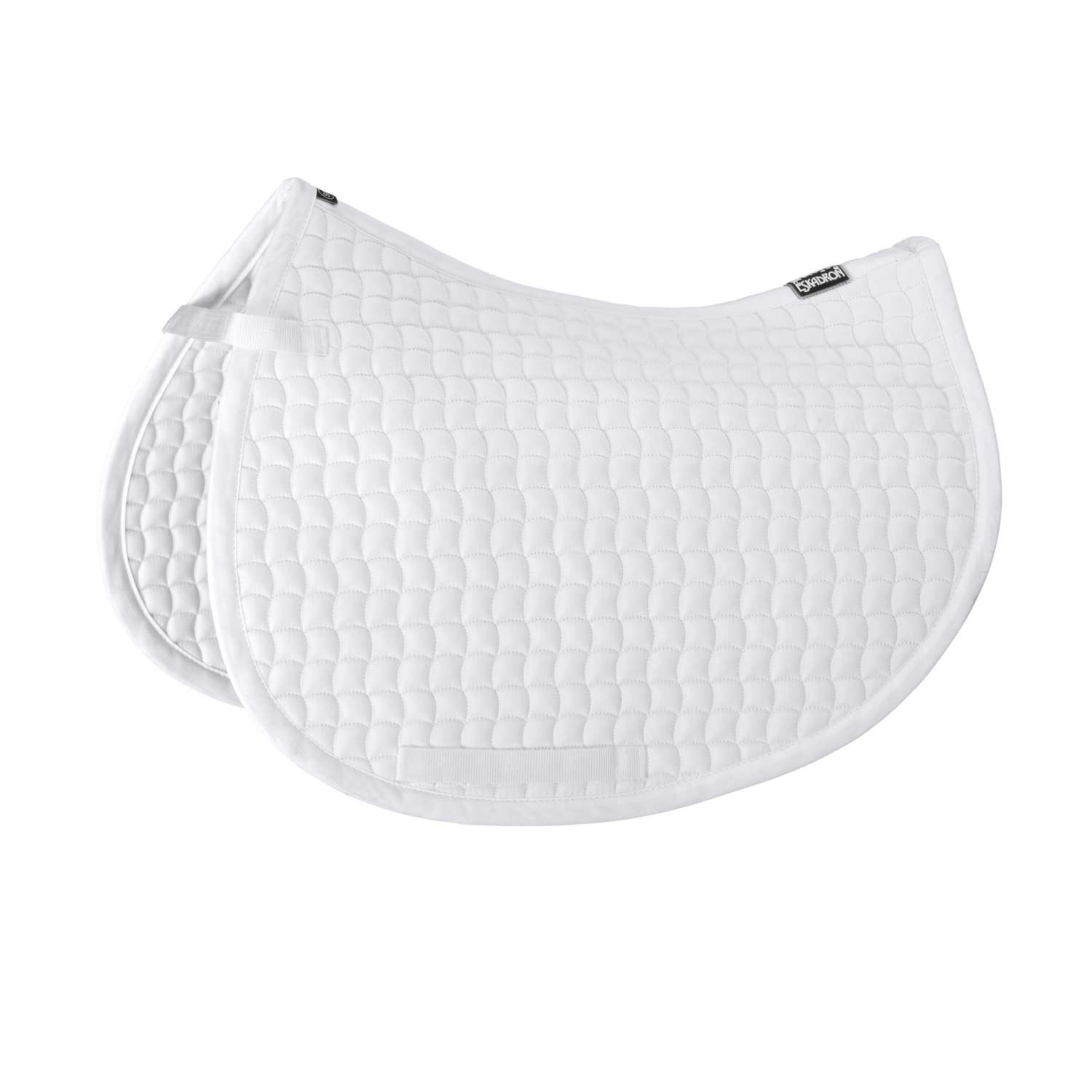 Eskadron COTTON Sadelunderlag - White - Pony - 50 cm