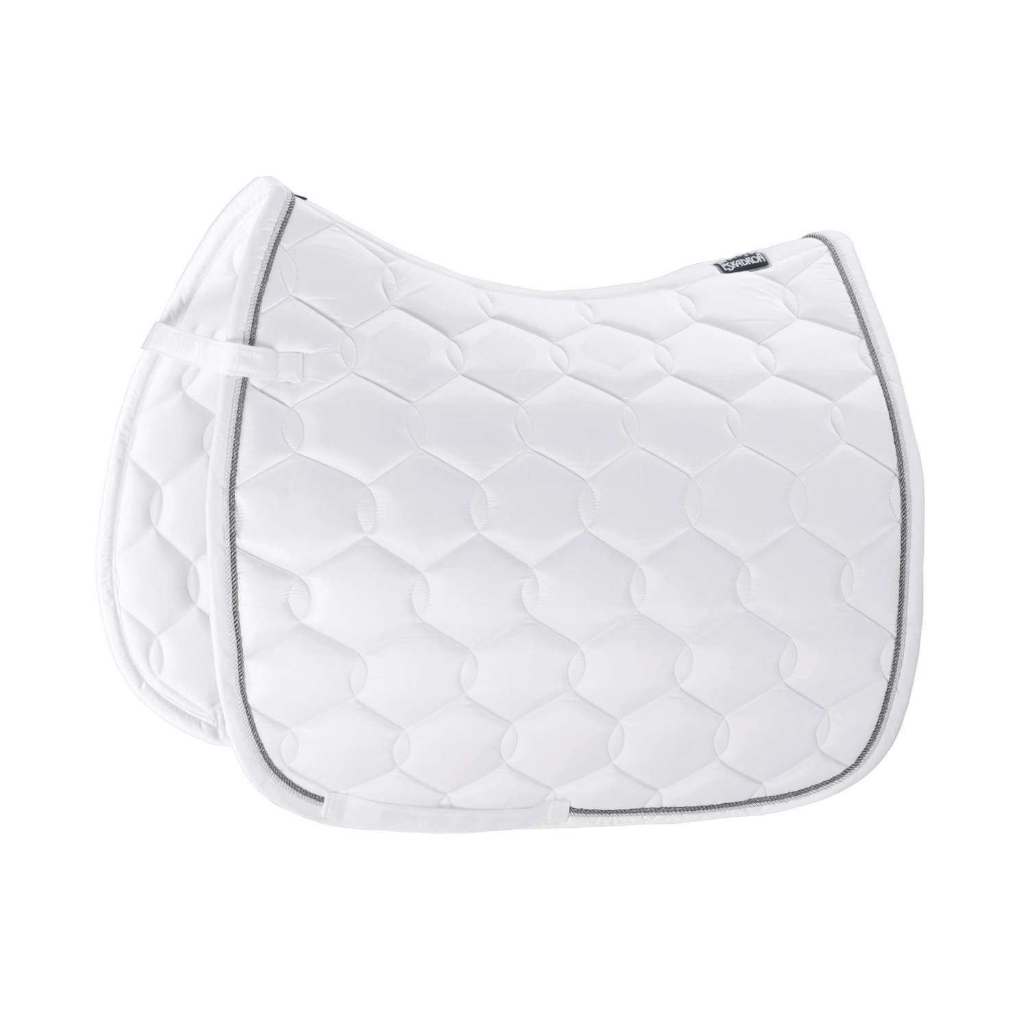 Eskadron GLOSSY WAVE CONTRAST Sadelunderlag - White - Horse Full - 58 cm