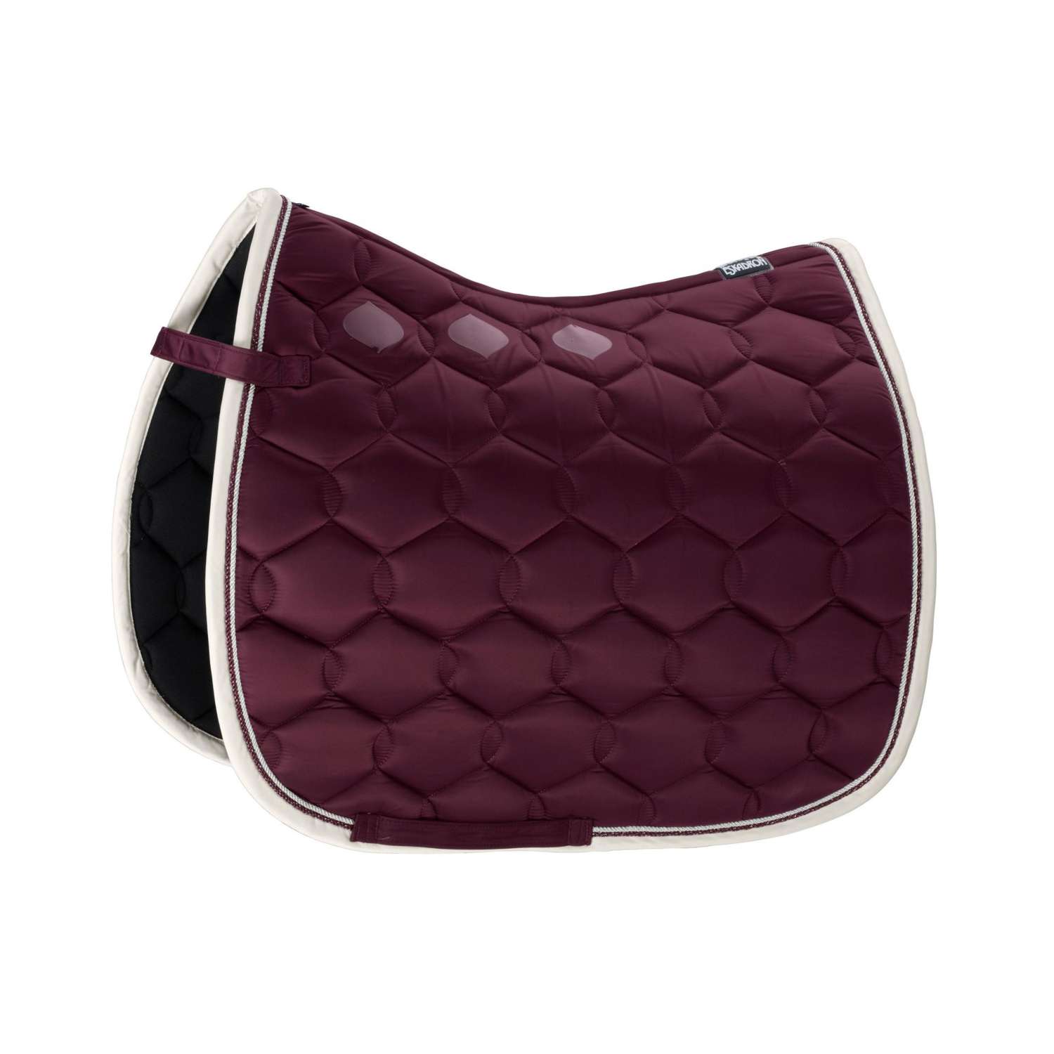 Eskadron GLOSSY WAVE CONTRAST Sadelunderlag - Purple - Horse Full - 58 cm