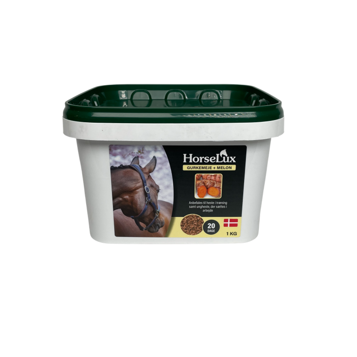 HorseLux Gurkemeje+Melon, spand 1 kg
