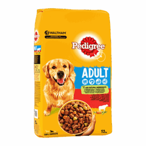 Pedigree Adult Oksekød 12 kg