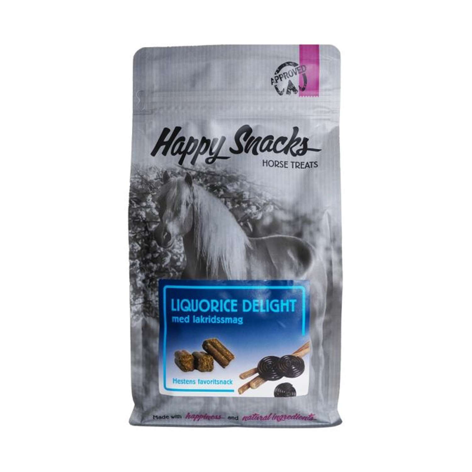 Happy Snacks Mini Trainies m lakrids 1kg - Hestefoder