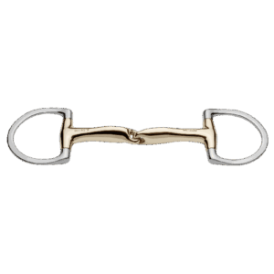 Novocontact Eggbutt bit with D-shaped rings 16 mm single jointed - Sensogan