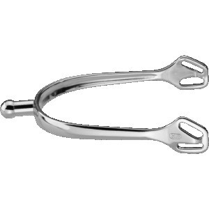 ULTRA fit spurs with Balkenhol fastening - Stainless steel, 20 mm ball-shaped