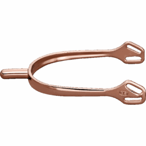 ULTRA fit spurs with Balkenhol fastening - Stainless steel bronze, 25 mm rounded OR flat