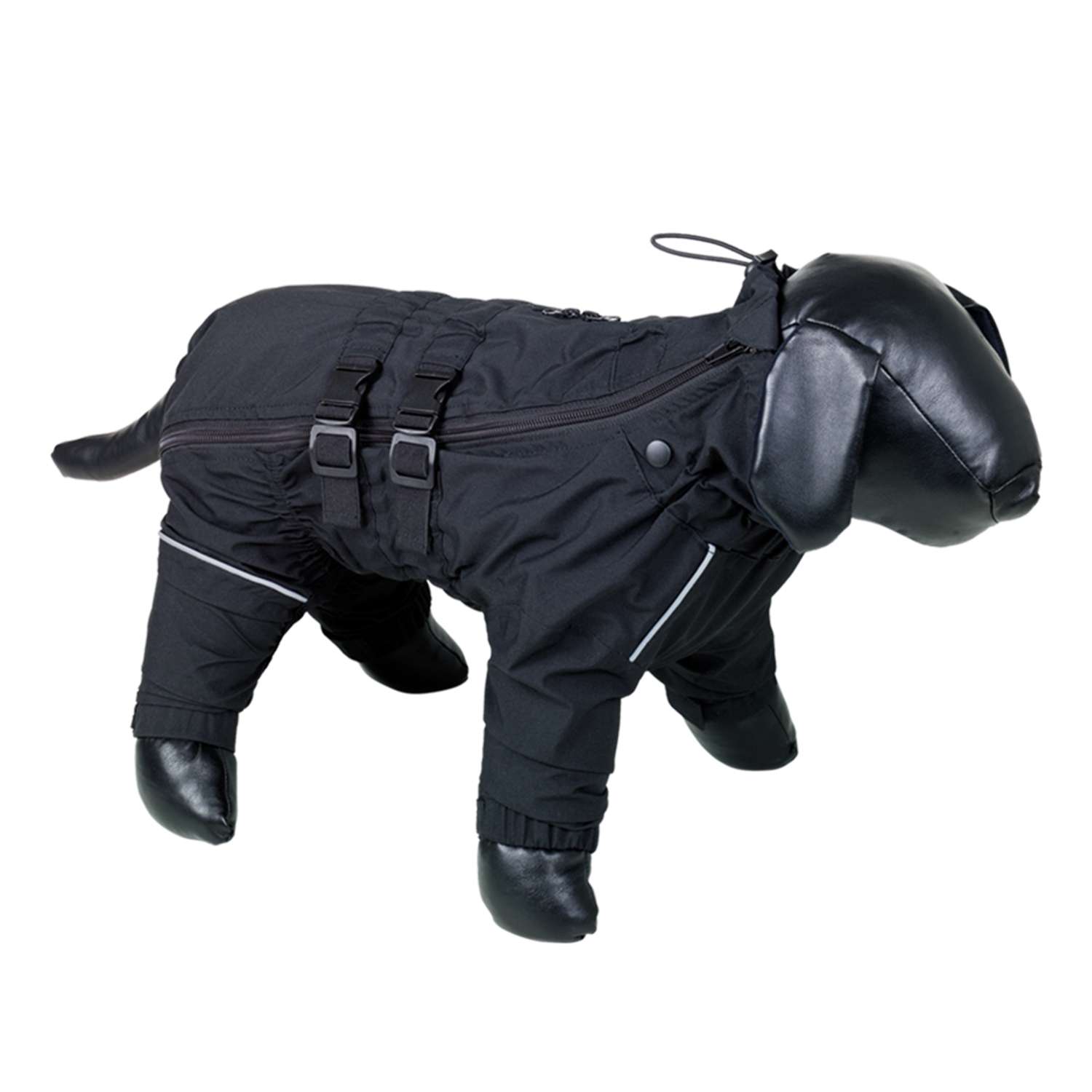 Regnjakke TENKO - 55 cm - Sort