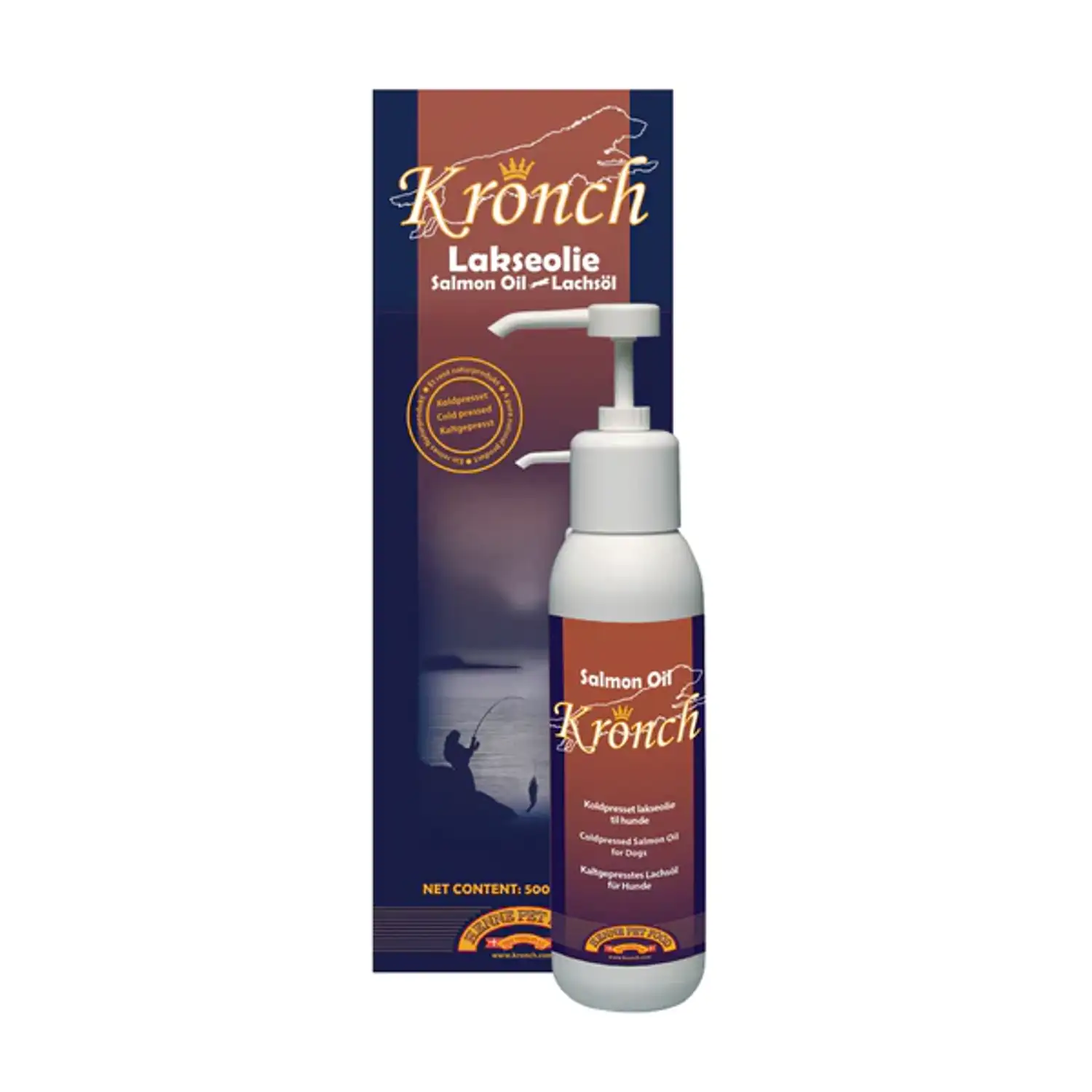 Kronch Lakseolie - til hunde og katte