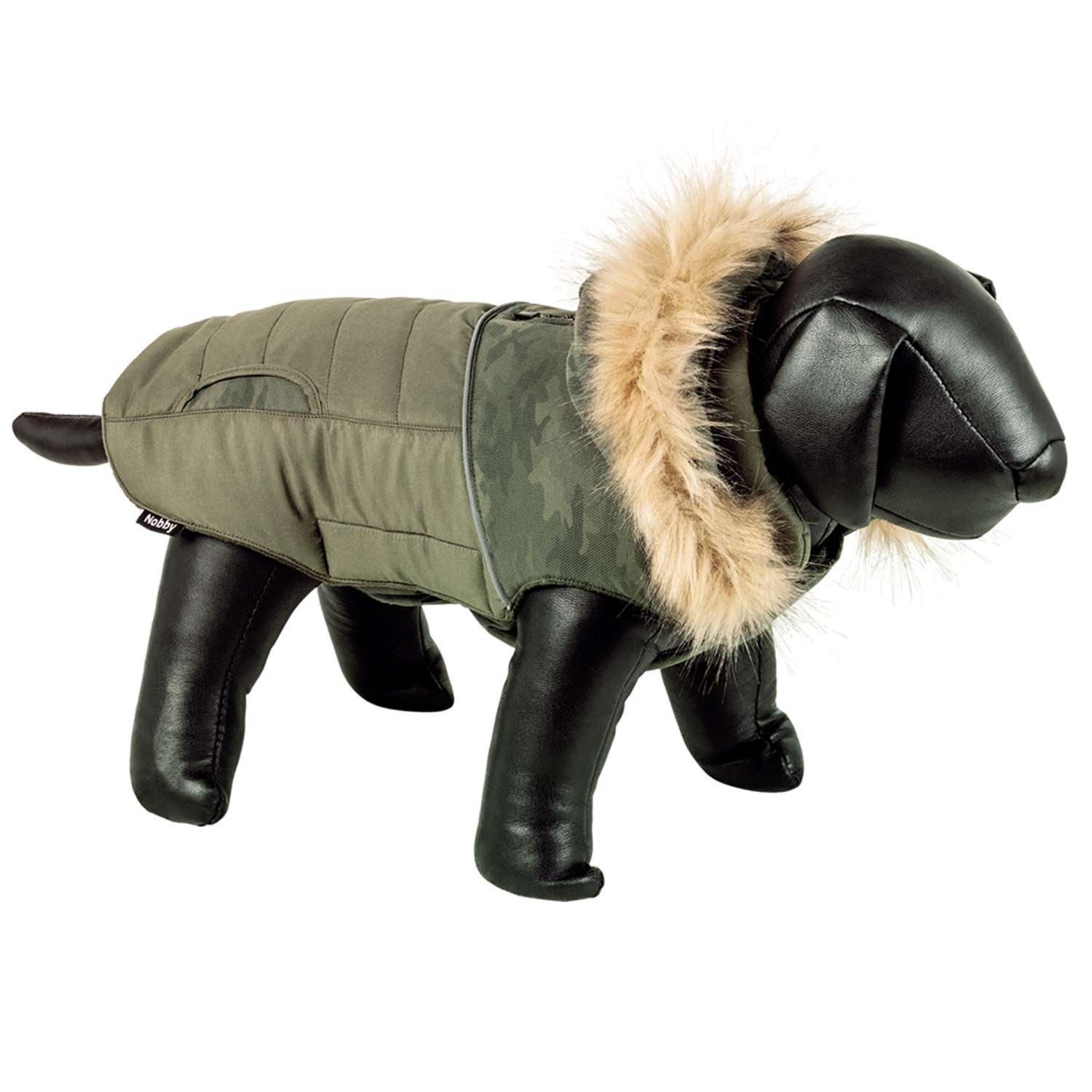 Hundefrakke BLEDA - 26 cm - Oliven