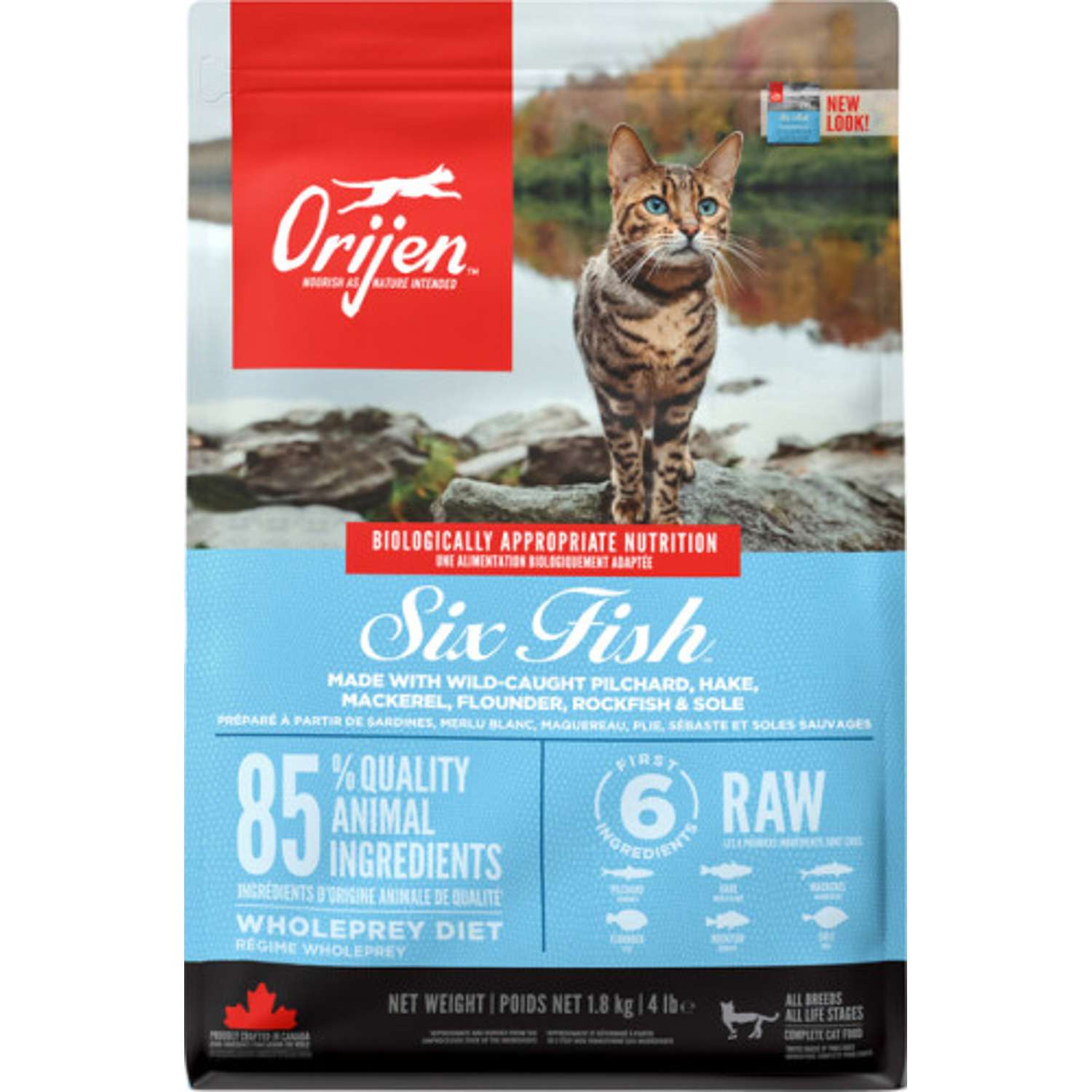 ORIJEN CAT Six Fish - 1,8 kg - Kattemad
