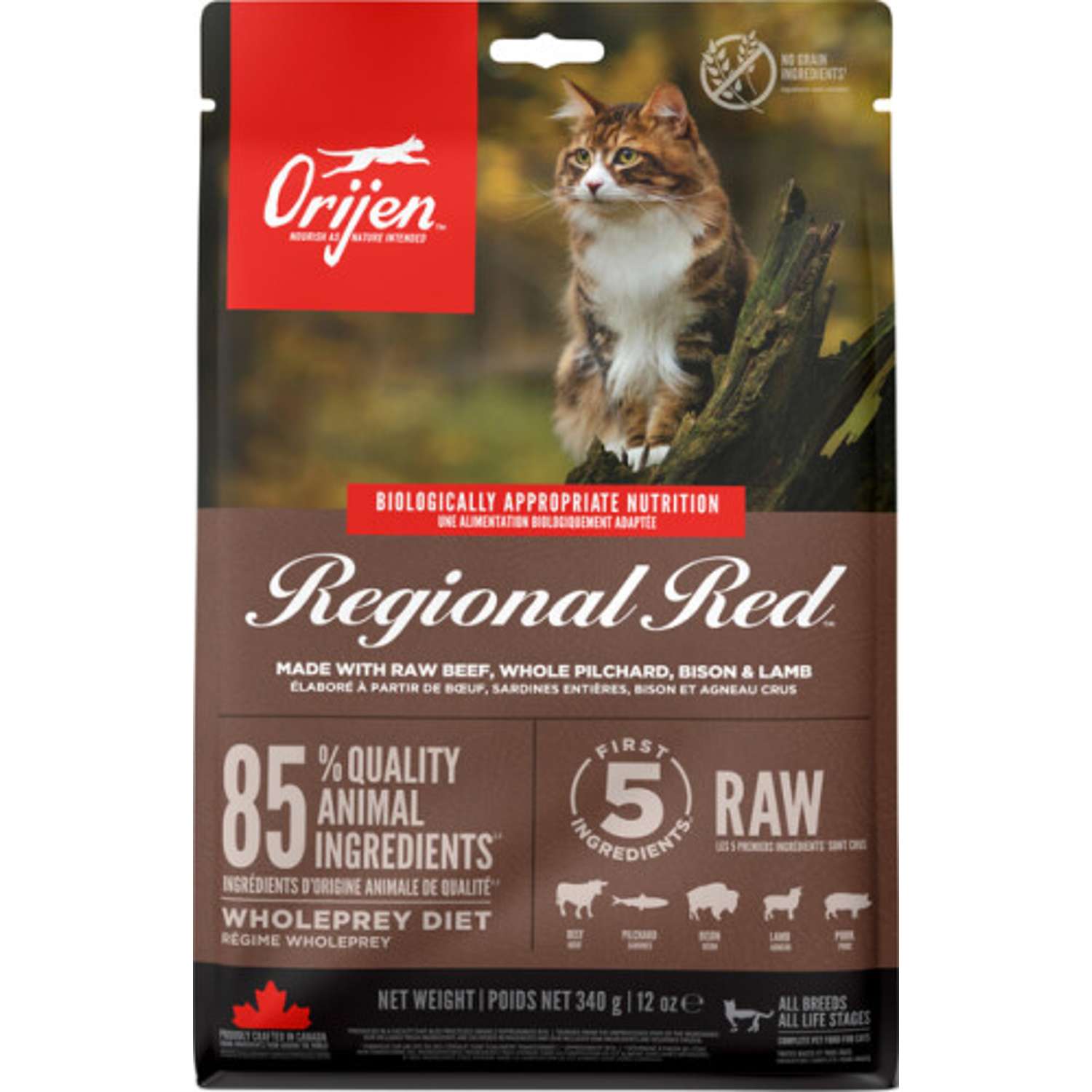 ORIJEN CAT Regional Red - 340 g - Kattemad